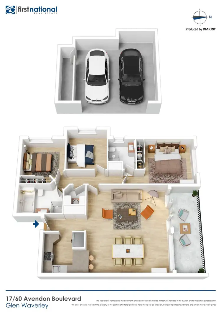 Floorplan of Homely unit listing, 17/60 Avendon Boulevard, Glen Waverley VIC 3150