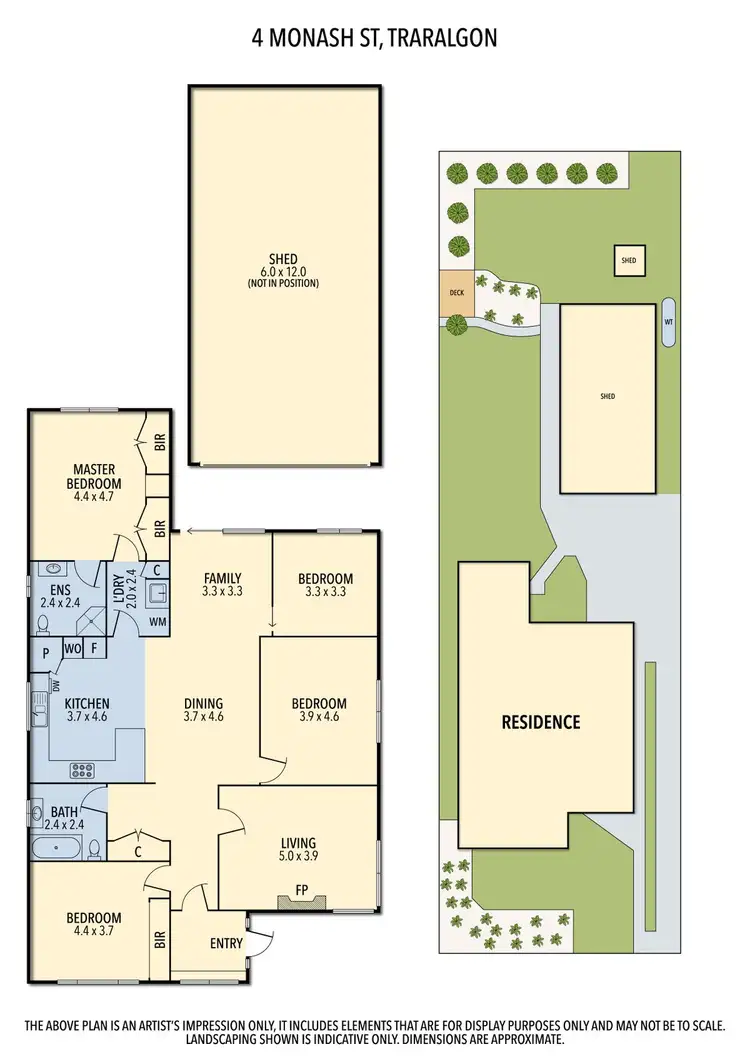 Floorplan of Homely house listing, 4 Monash Street, Traralgon VIC 3844