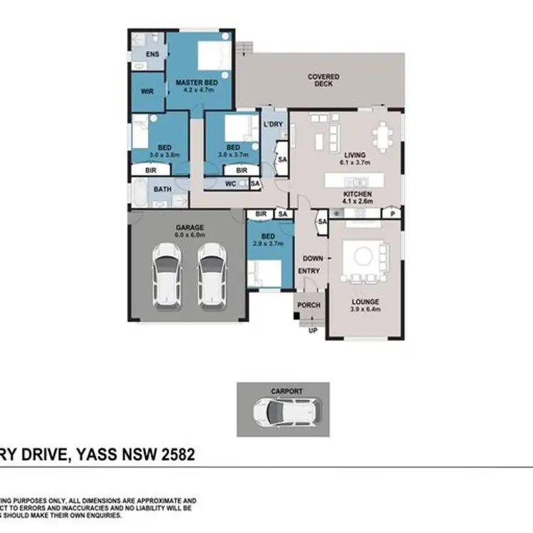 Floorplan of Homely house listing, 8b Discovery Drive, Yass NSW 2582