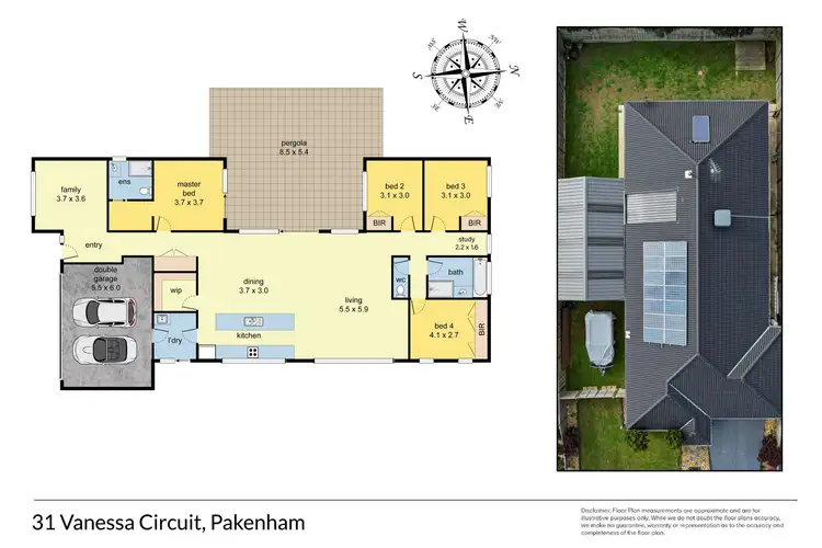 Floorplan of Homely house listing, 31 Vanessa Circuit, Pakenham VIC 3810