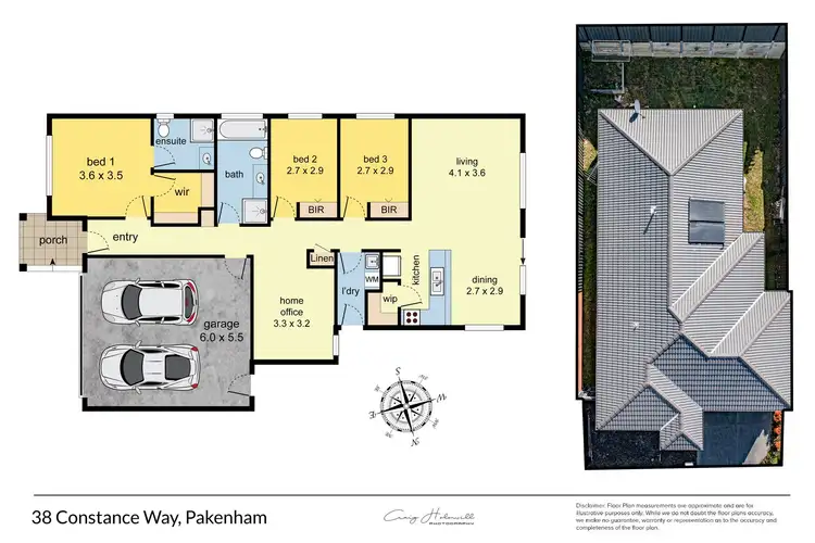 Floorplan of Homely house listing, 38 Constance Way, Pakenham VIC 3810