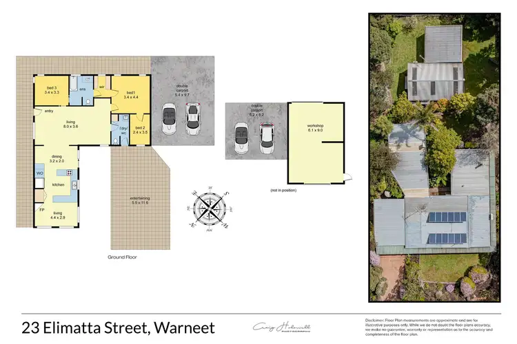 Floorplan of Homely house listing, 23 Elimatta Street, Warneet VIC 3980