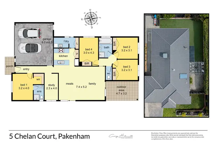 Floorplan of Homely house listing, 5 Chelan Court, Pakenham VIC 3810