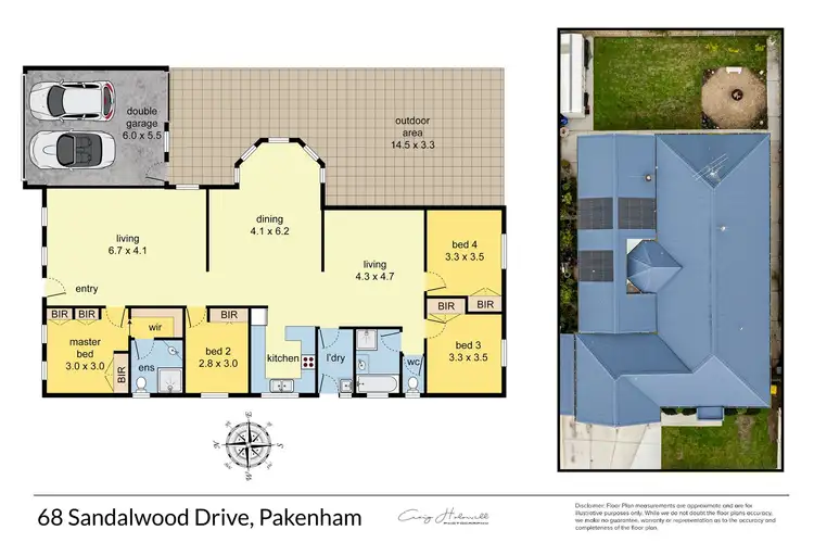 Floorplan of Homely house listing, 68 Sandalwood Drive, Pakenham VIC 3810