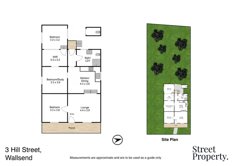 Floorplan of Homely house listing, 3 Hill Street, Wallsend NSW 2287