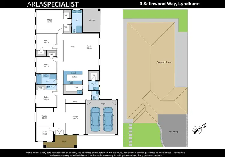 Floorplan of Homely house listing, 9 Satinwood Way, Lyndhurst VIC 3975