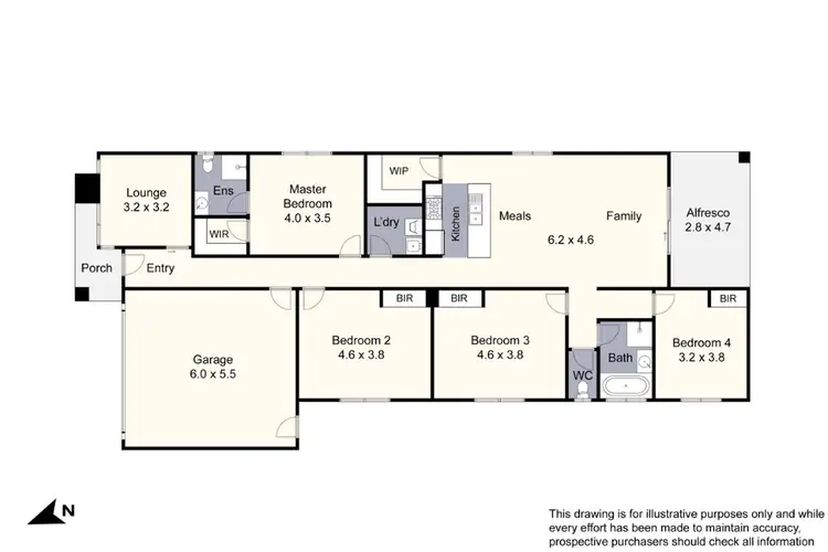 Floorplan of Homely house listing, 8 Sark Street, Clyde North VIC 3978