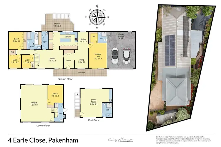 Floorplan of Homely house listing, 4 Earle Close, Pakenham VIC 3810