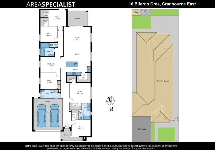 Floorplan of Homely house listing, 10 Biferno Crescent, Cranbourne East VIC 3977