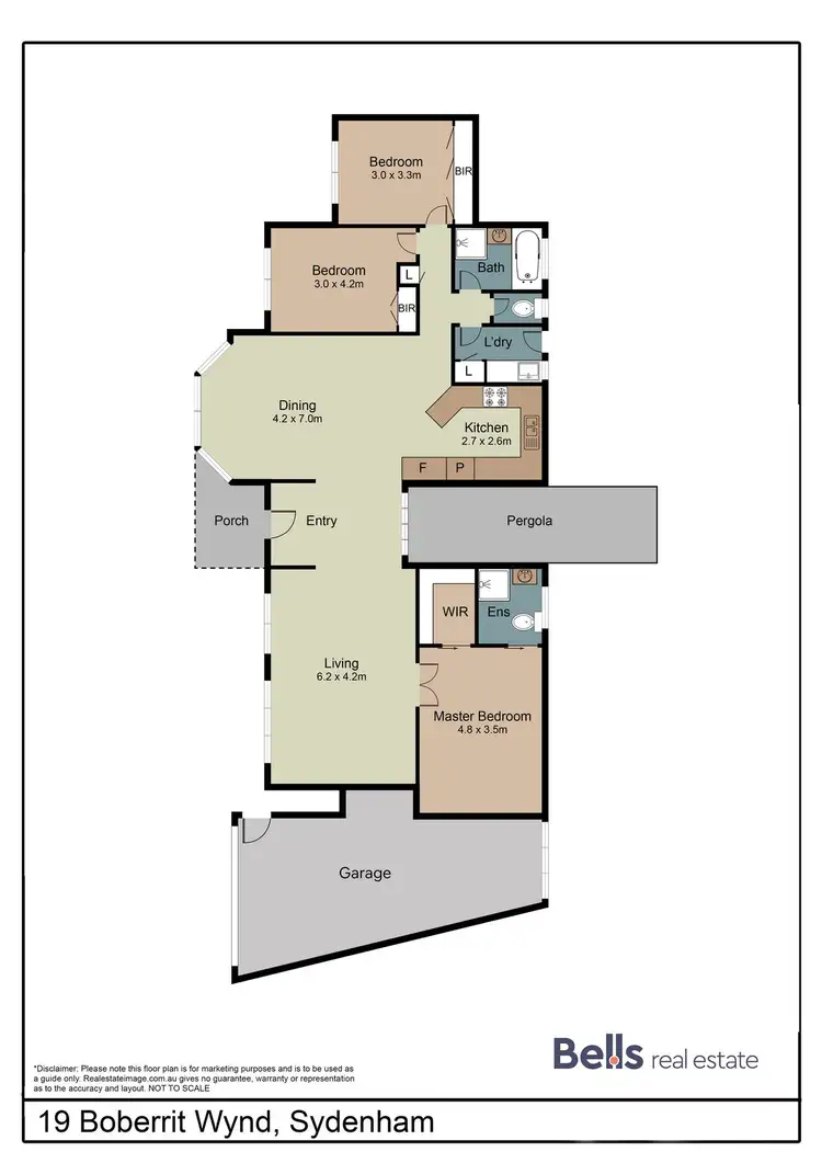 Floorplan of Homely house listing, 19 Boberrit Wynd, Sydenham VIC 3037