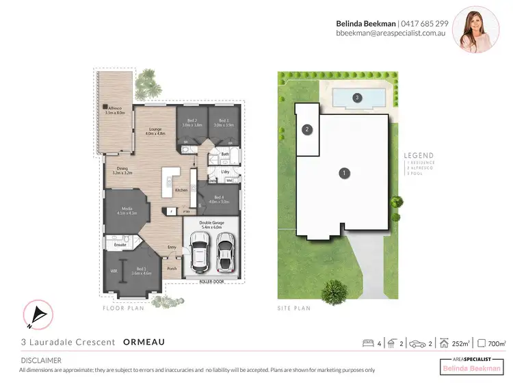 Floorplan of Homely house listing, 3 Lauradale Crescent, Ormeau QLD 4208