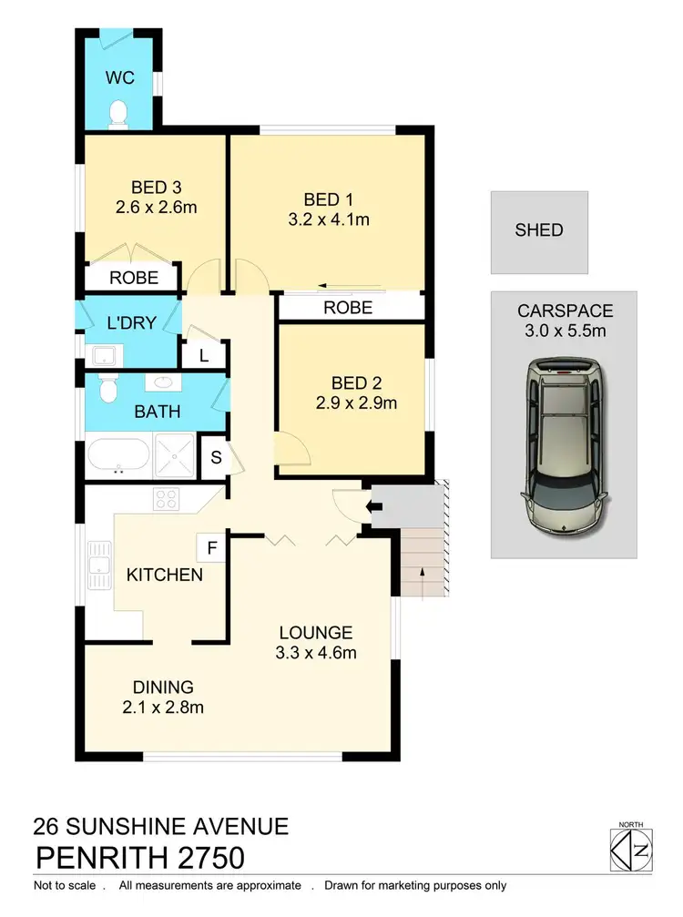 Floorplan of Homely house listing, 26 Sunshine Avenue, Penrith NSW 2750