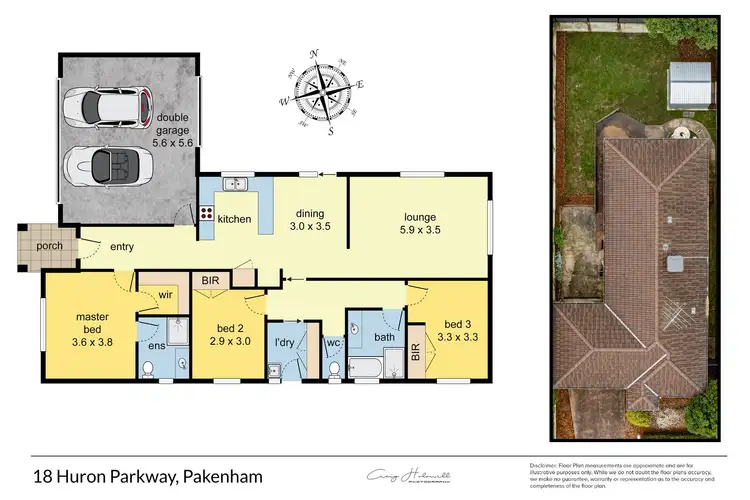 Floorplan of Homely house listing, 18 Huron Parkway, Pakenham VIC 3810