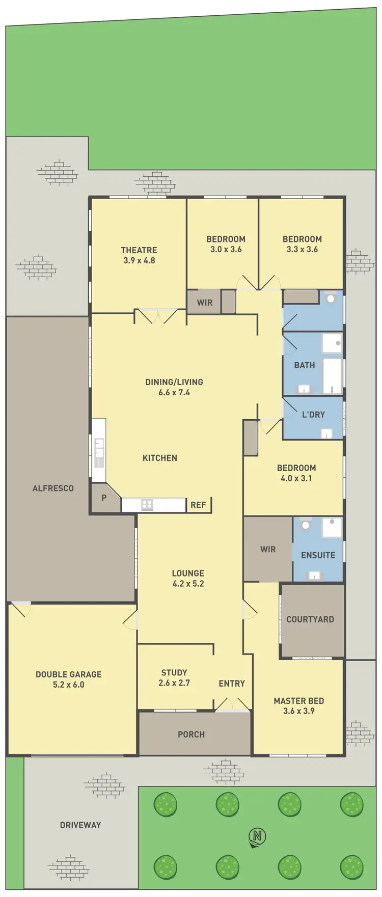 Floorplan of Homely house listing, 8 Drum Street, Derrimut VIC 3026