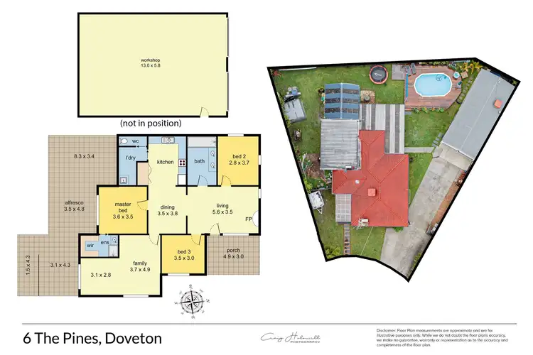 Floorplan of Homely house listing, 6 The Pines, Doveton VIC 3177