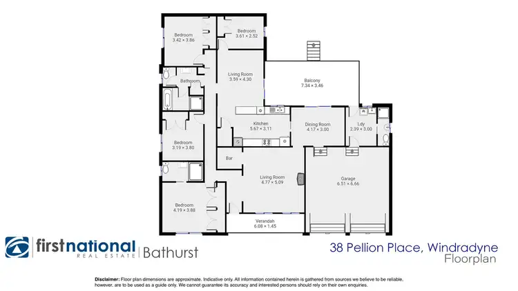 Floorplan of Homely house listing, 38 Pellion Place, Windradyne NSW 2795