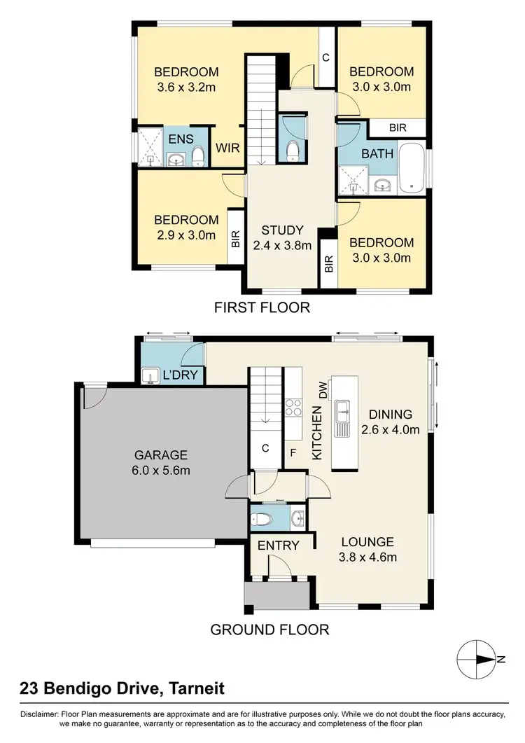 Floorplan of Homely house listing, 23 Bendigo Drive, Tarneit VIC 3029