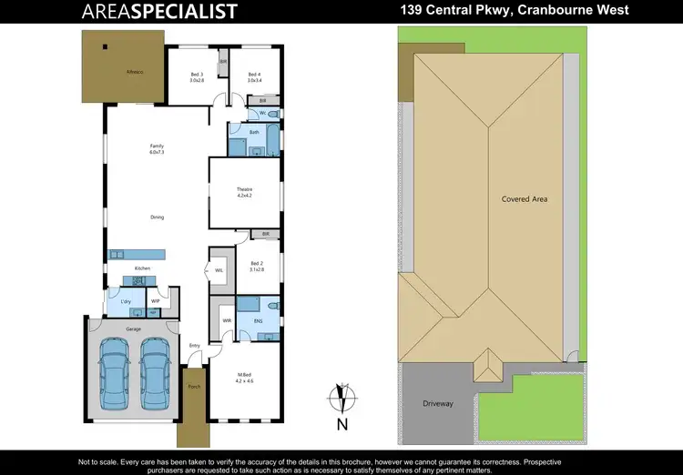 Floorplan of Homely house listing, 139 Central Parkway, Cranbourne West VIC 3977