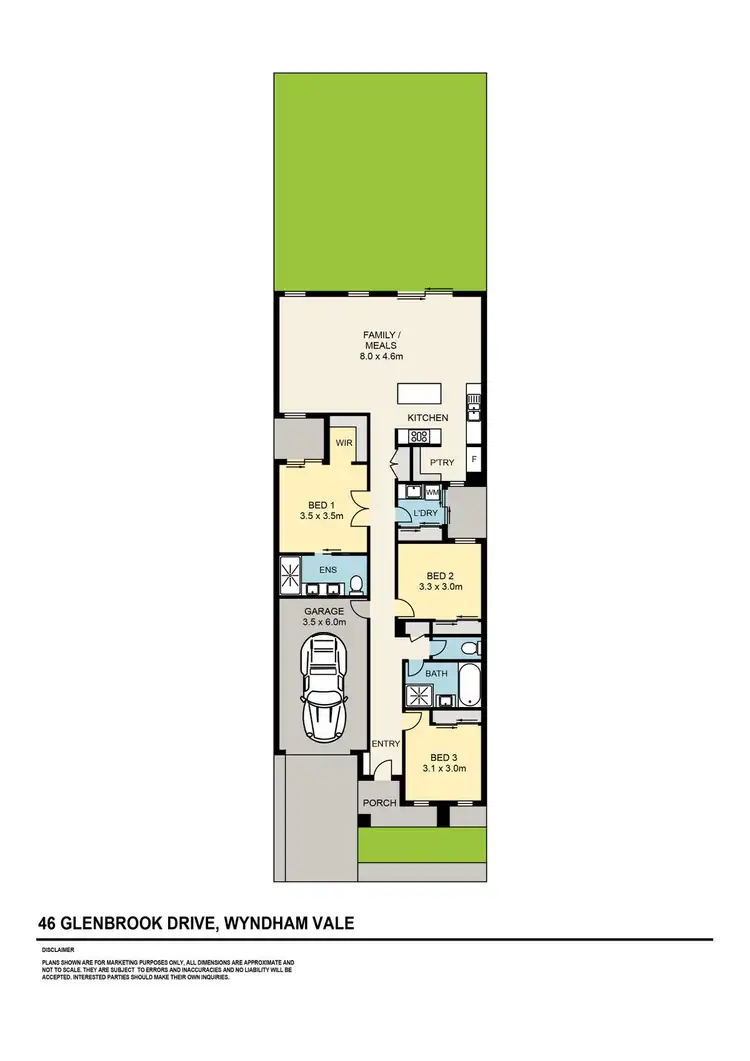 Floorplan of Homely house listing, 46 Glenbrook Drive, Wyndham Vale VIC 3024