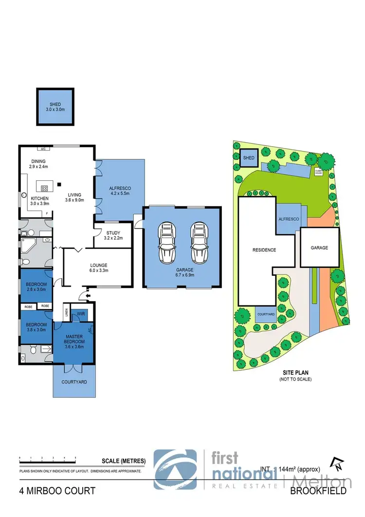 Floorplan of Homely house listing, 4 Mirboo Court, Brookfield VIC 3338
