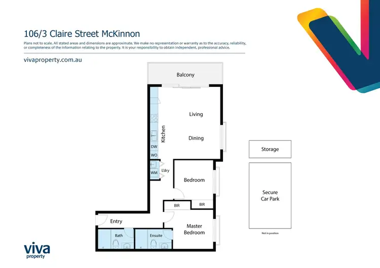 Floorplan of Homely apartment listing, 106/3 Claire Street, Mckinnon VIC 3204