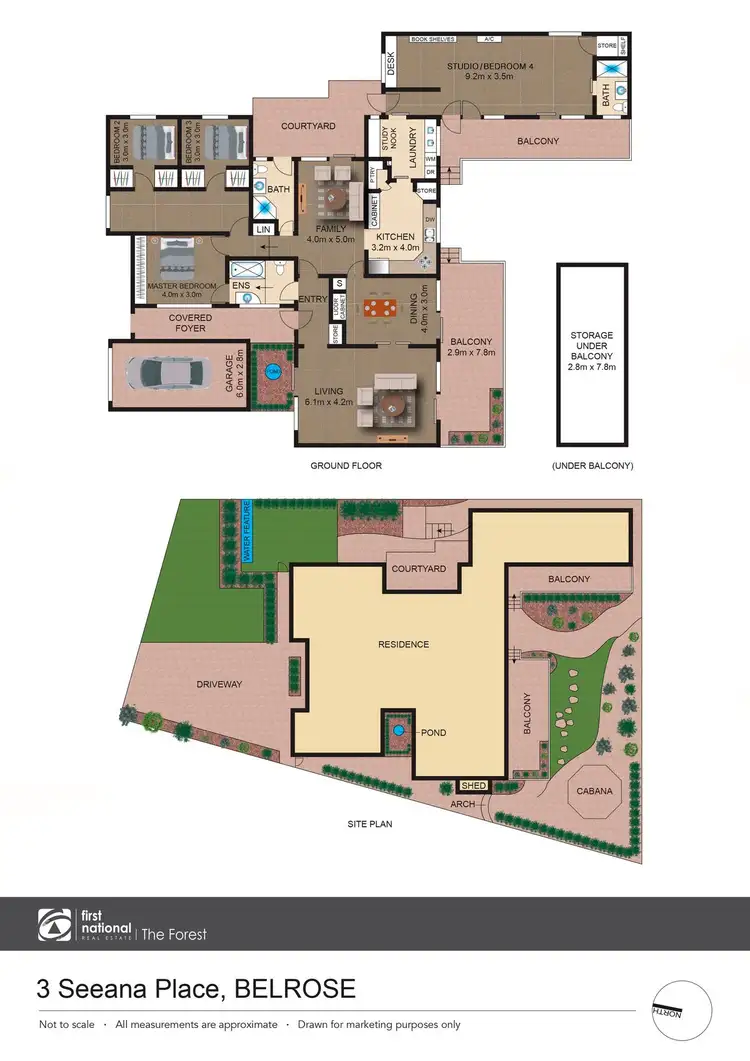 Floorplan of Homely house listing, 3 Seeana Place, Belrose NSW 2085