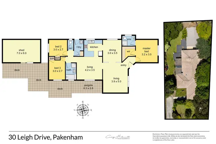 Floorplan of Homely house listing, 30 Leigh Drive, Pakenham VIC 3810