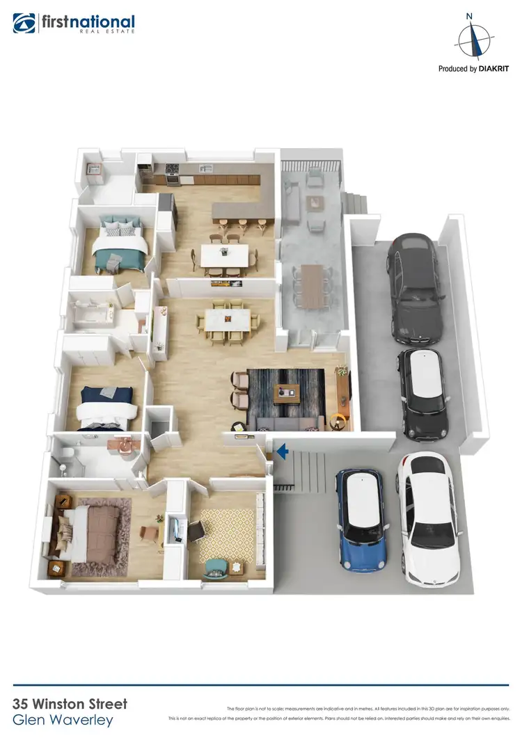 Floorplan of Homely house listing, 35 Winston Street, Glen Waverley VIC 3150