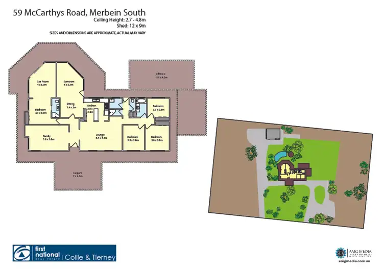 Floorplan of Homely house listing, 59 McCarthys Road, Merbein South VIC 3505