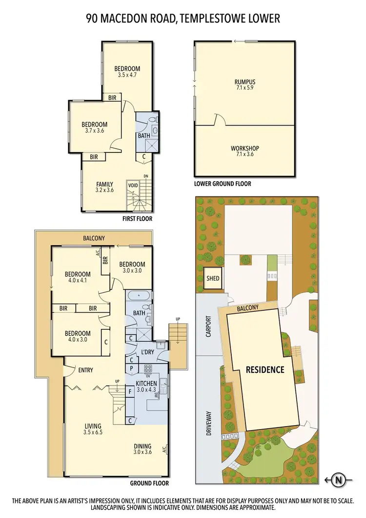 Floorplan of Homely house listing, 90 Macedon Road, Templestowe Lower VIC 3107