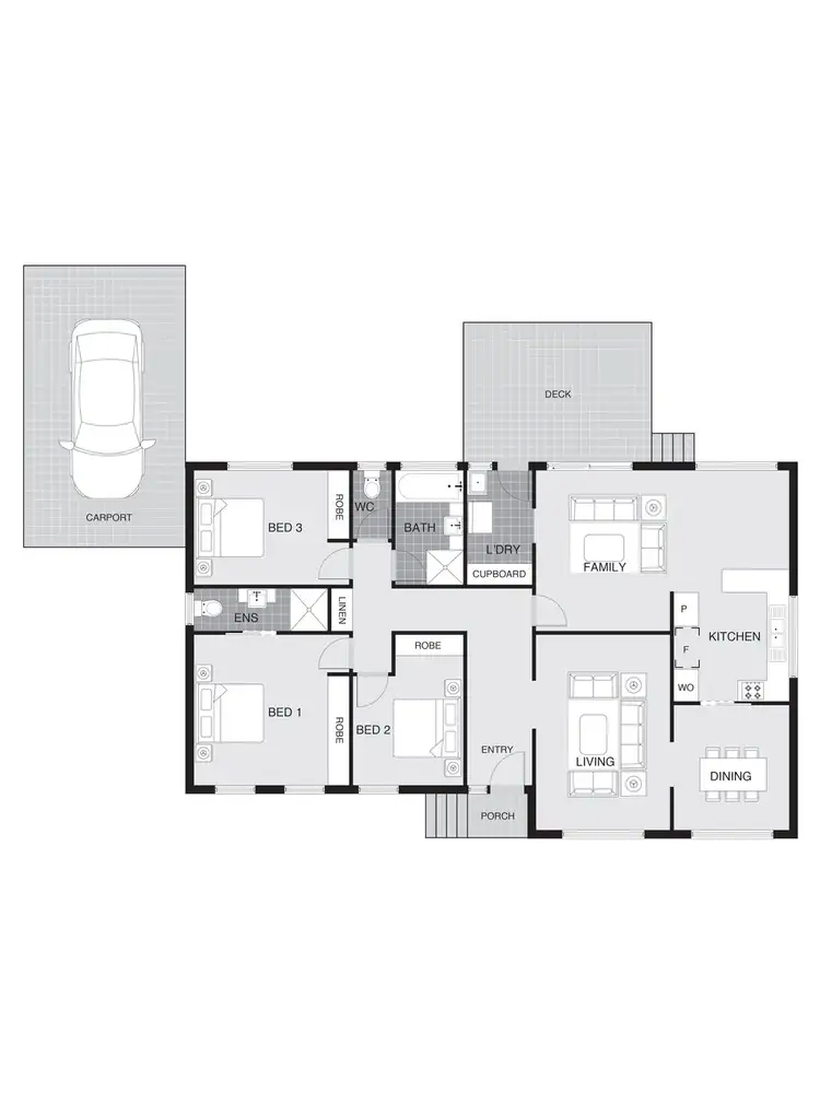 Floorplan of Homely house listing, 81 Blackwell Circuit, Flynn ACT 2615