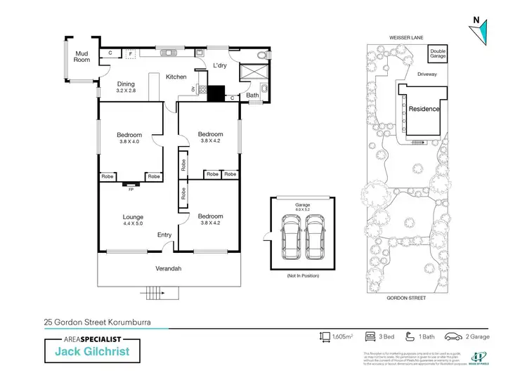Floorplan of Homely house listing, 25 Gordon Street, Korumburra VIC 3950