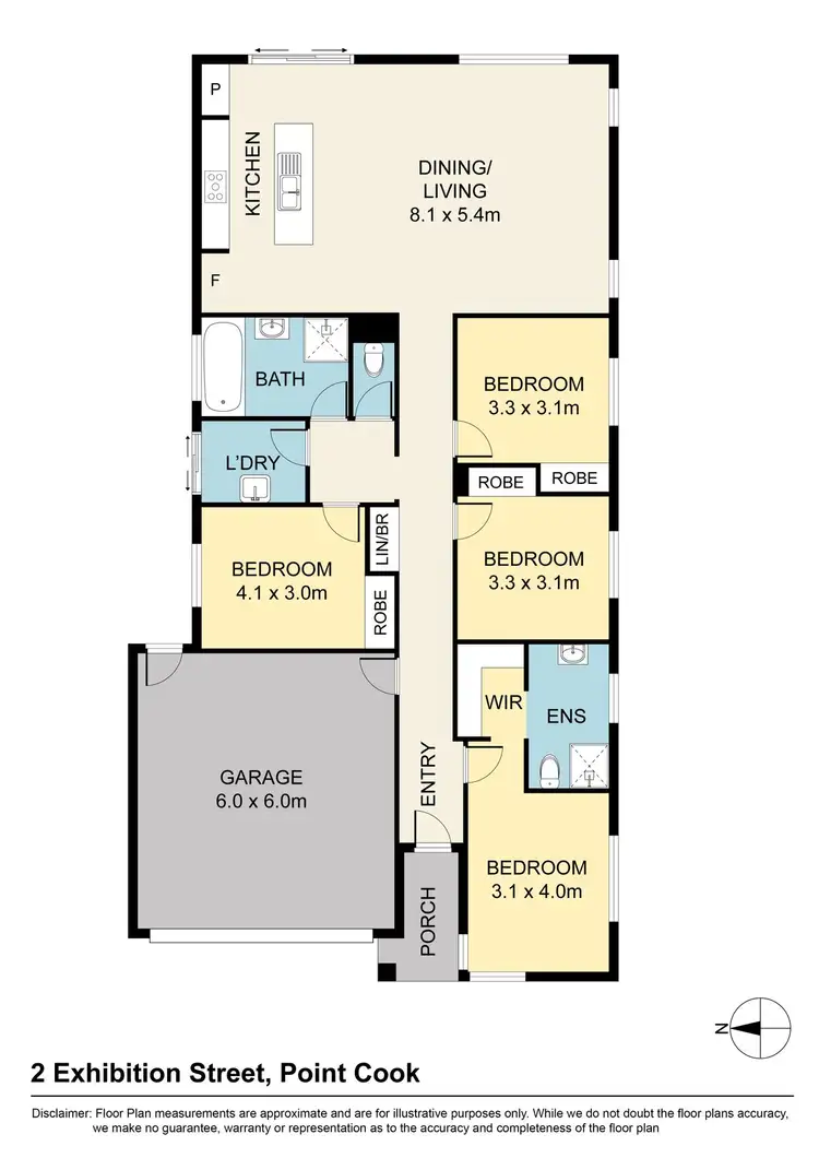 Floorplan of Homely house listing, 2 Exhibition Street, Point Cook VIC 3030