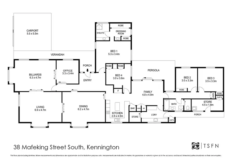 Floorplan of Homely house listing, 38 Mafeking Street South, Bendigo VIC 3550