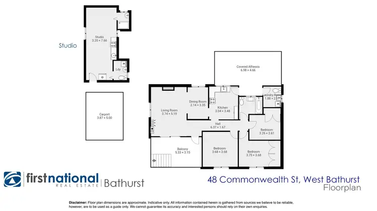 Floorplan of Homely house listing, 48 Commonwealth Street, Bathurst NSW 2795