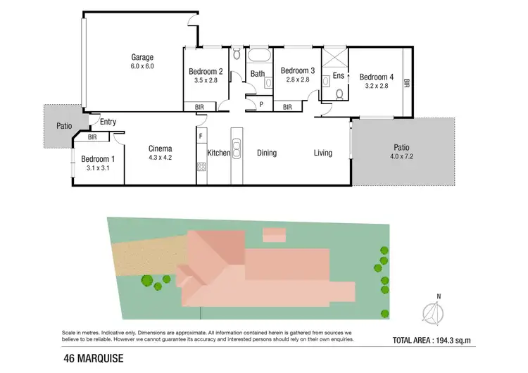 Floorplan of Homely house listing, 46 Marquise Circuit, Burdell QLD 4818