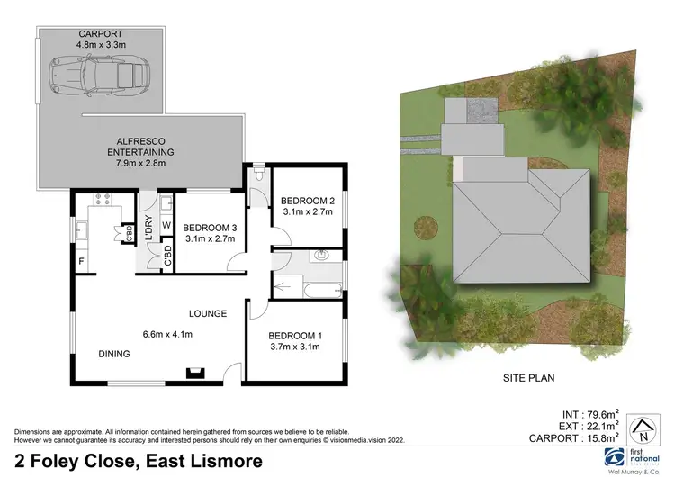 Floorplan of Homely house listing, 2 Foley Close, East Lismore NSW 2480