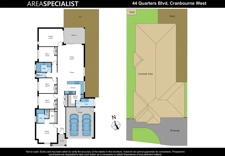 Floorplan of Homely house listing, 44 Quarters Boulevard, Cranbourne West VIC 3977