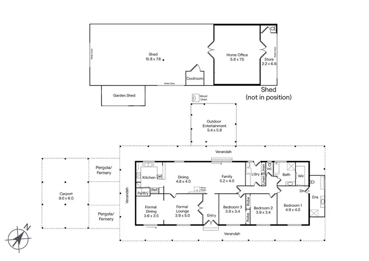 Floorplan of Homely house listing, 7 Trentham Road, Tylden VIC 3444