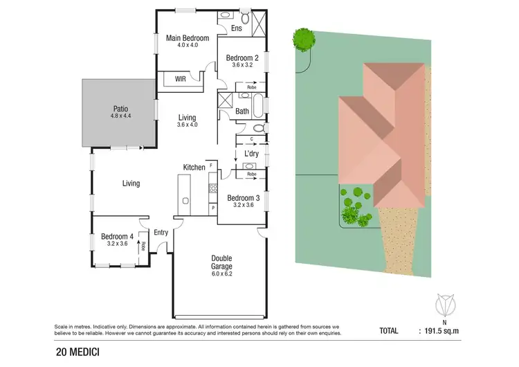 Floorplan of Homely house listing, 20 Medici Drive, Kelso QLD 4815