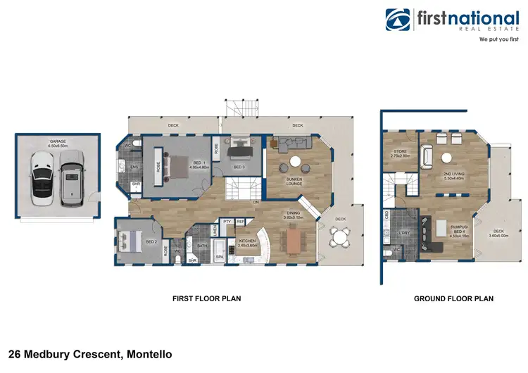 Floorplan of Homely house listing, 26 Medbury Crescent, Montello TAS 7320