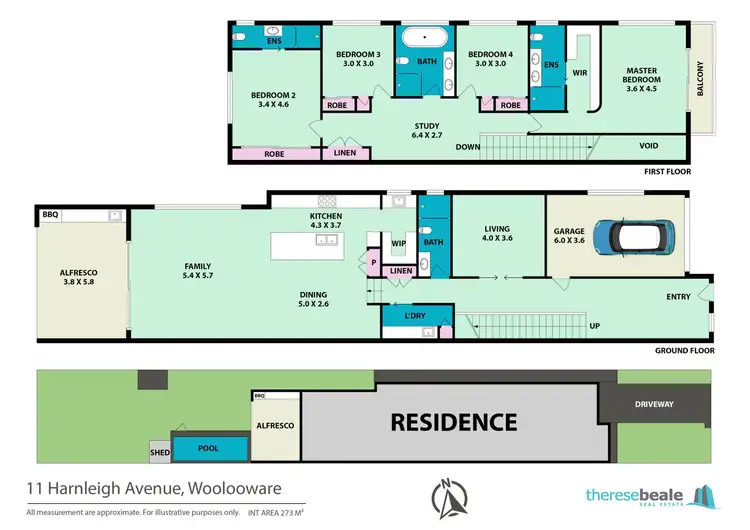 Floorplan of Homely semi-detached listing, 11a Harnleigh Avenue, Woolooware NSW 2230