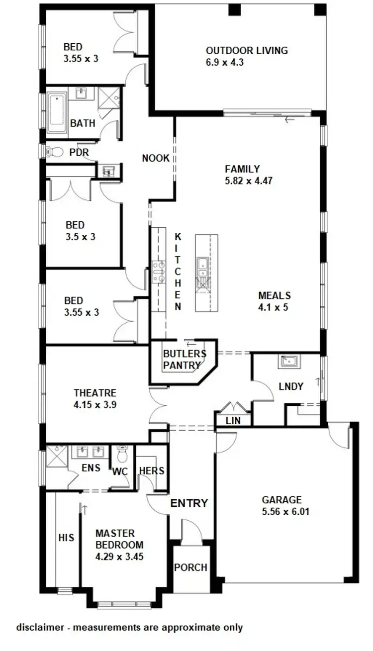 Floorplan of Homely house listing, 39 Grandvue Boulevard, Officer VIC 3809