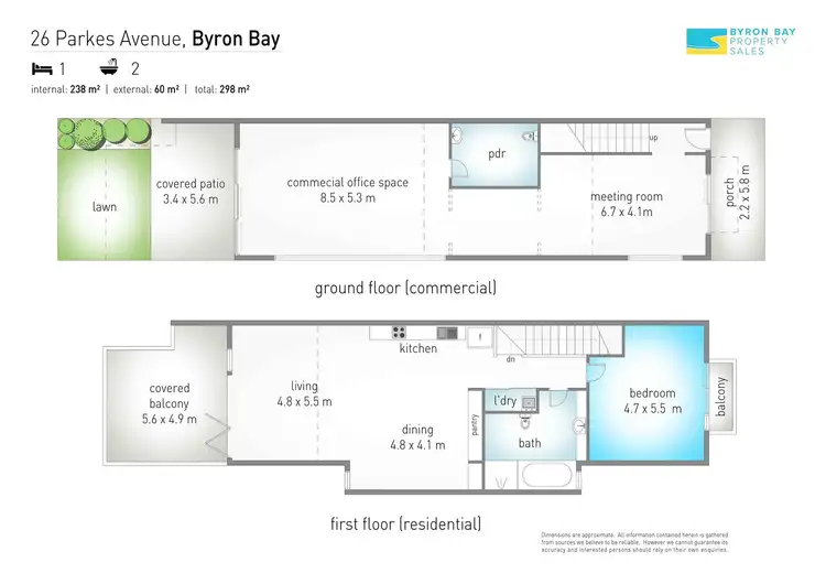 Floorplan of Homely apartment listing, 26 Parkes Avenue, Byron Bay NSW 2481