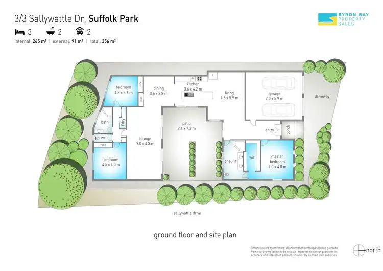 Floorplan of Homely house listing, 3/3 Sallywattle Drive, Suffolk Park NSW 2481