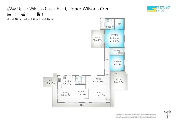 Floorplan of Homely house listing, 7/246 Upper Wilson Creek Road, Upper Wilsons Creek NSW 2482