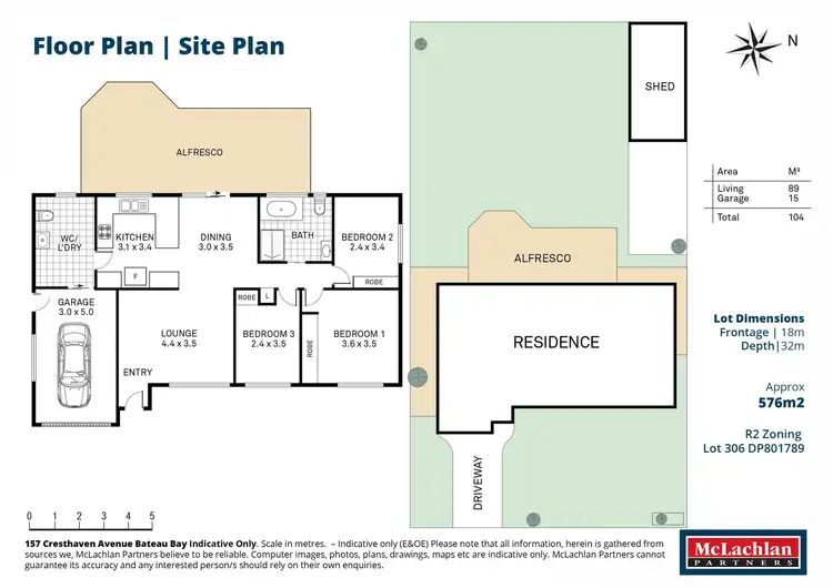 Floorplan of Homely house listing, 157 Cresthaven Avenue, Bateau Bay NSW 2261