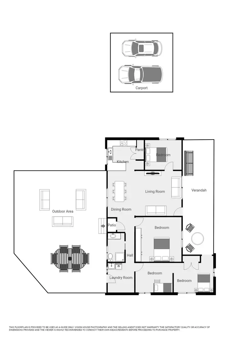 Floorplan of Homely house listing, 8406 Calder Highway, Red Cliffs VIC 3496