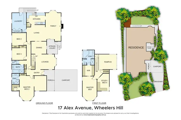 Floorplan of Homely house listing, 17 Alex Avenue, Wheelers Hill VIC 3150