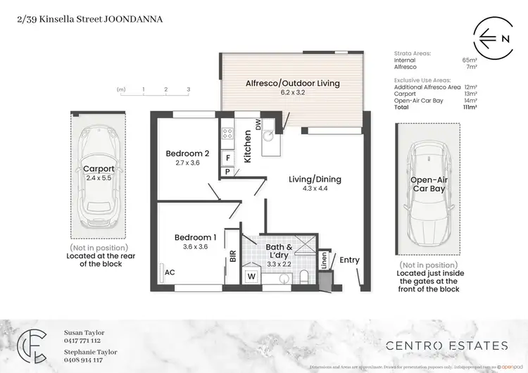 Floorplan of Homely unit listing, 2/39 Kinsella Street, Joondanna WA 6060